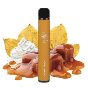 ELF BAR 800 - CREAM TOBACCO 0% - NICOTINE FREE